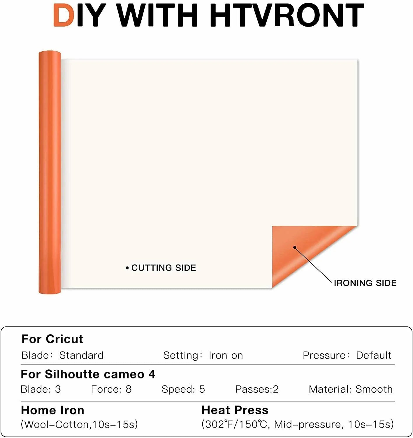 Cricut-kompatibel: 20er/14er Set HTV-Flexfolien – 30 x 90 cm – PU-Bügelfolie zum Aufpressen für DIY-Textildruck