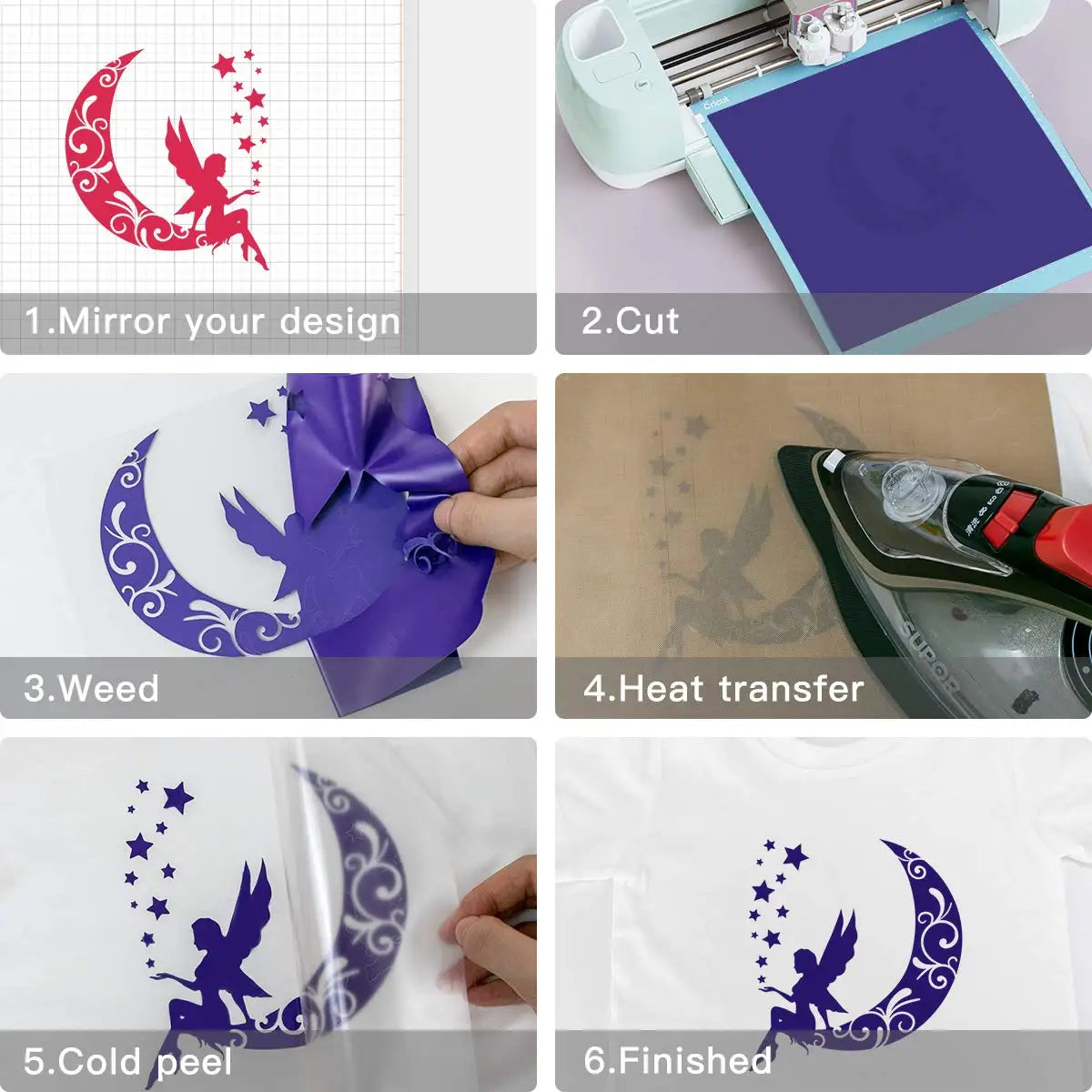 Statt 120 € – jetzt nur 60 € (Rabatt wird automatisch an der Kasse abgezogen) | Cricut-kompatibel: 12 HTV-Rollen – 30 x 152 cm