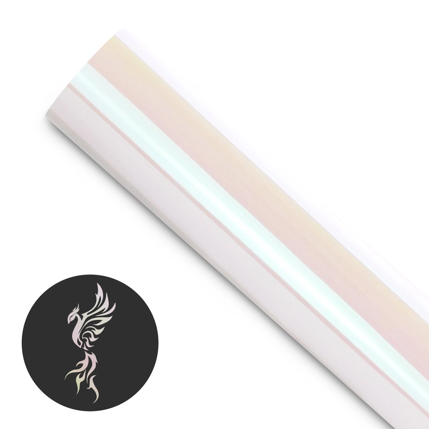 Cricut-kompatibel: Holografische HTV-Folie – Metallic Crystal – 30 x 150 cm – Flexfolie zum Aufbügeln