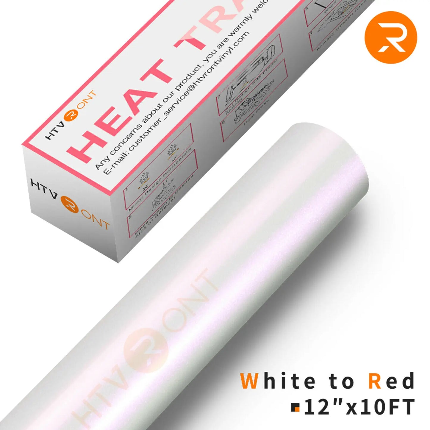 Cricut-kompatibel: Chamäleon HTV-Flexfolie mit Farbverlauf – 30 x 300 cm – Farbwechsel-Bügelfolie für T-Shirts & DIY-Projekte