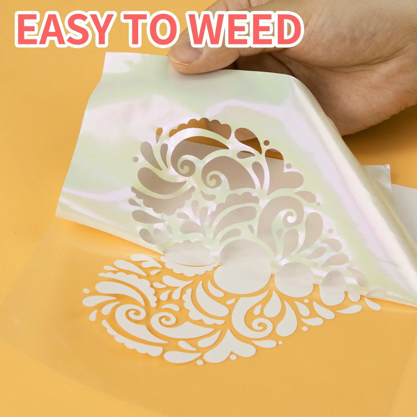 Cricut-kompatibel: Chamäleon HTV-Flexfolie mit Farbverlauf – 30 x 300 cm – Farbwechsel-Bügelfolie für T-Shirts & DIY-Projekte