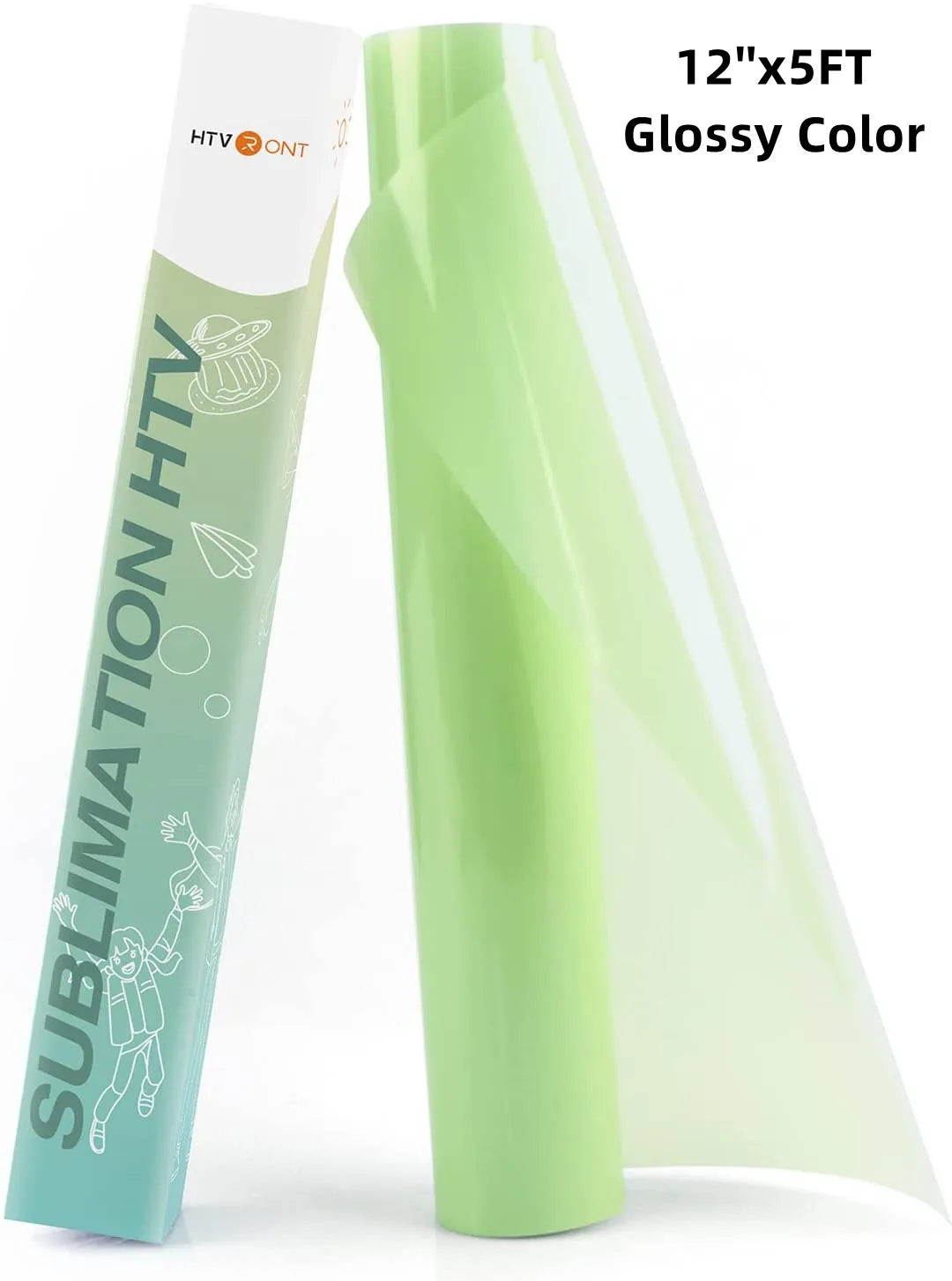 Cricut-kompatibel: Sublimations-HTV – Matt – 30 x 152 cm – Für helle Baumwollstoffe & DIY-Textildruck