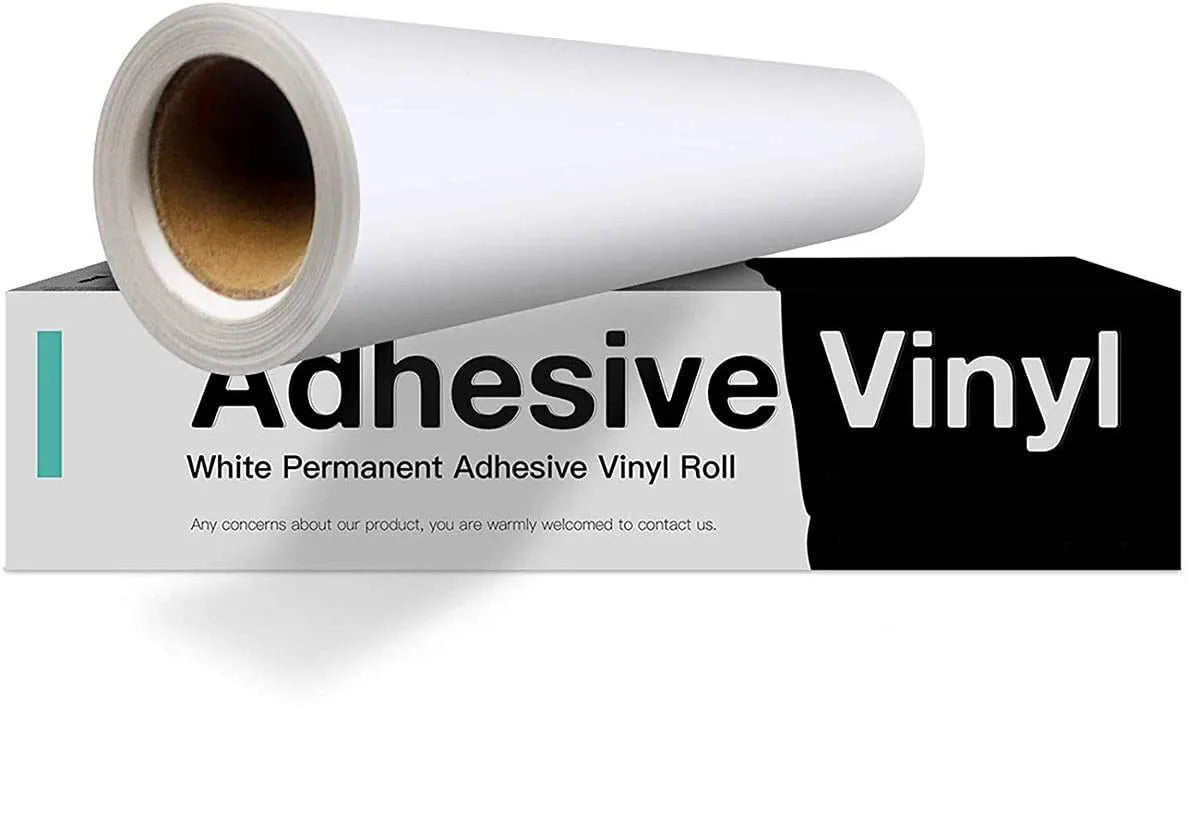 Cricut-kompatibel: Glänzende Permanent-Vinylfolie – 30 x 900 cm – Selbstklebende Deko-Folie für DIY-Projekte