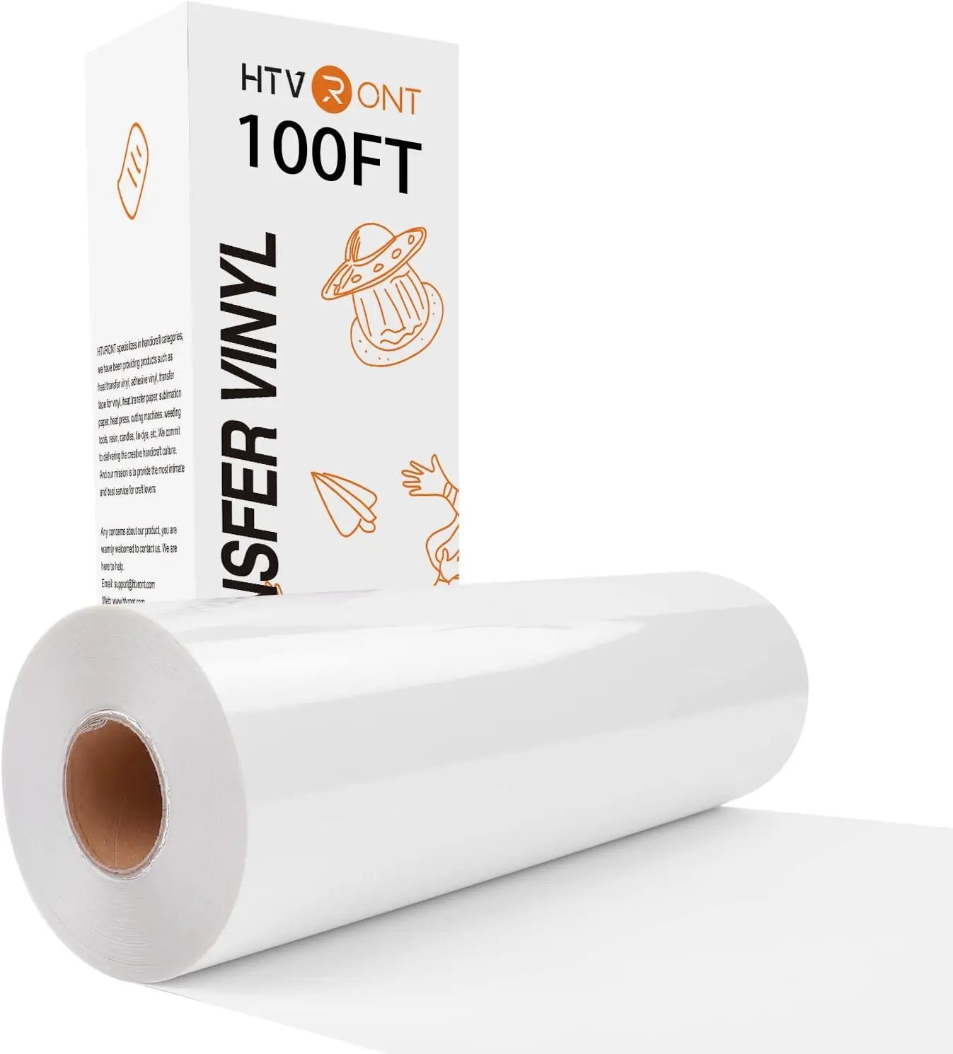 Cricut-kompatibel: HTV-Flexfolie – 30 x 3000 cm – PU-Bügelfolie auf Rolle für Textildruck & DIY-Projekte