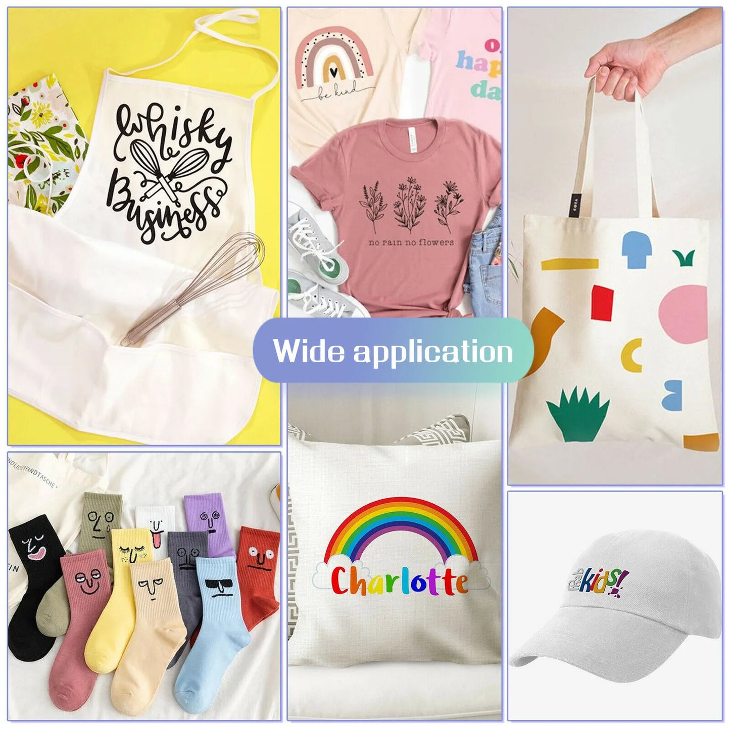 Cricut-kompatibel: 20er/14er Set HTV-Flexfolien – 30 x 90 cm – PU-Bügelfolie zum Aufpressen für DIY-Textildruck
