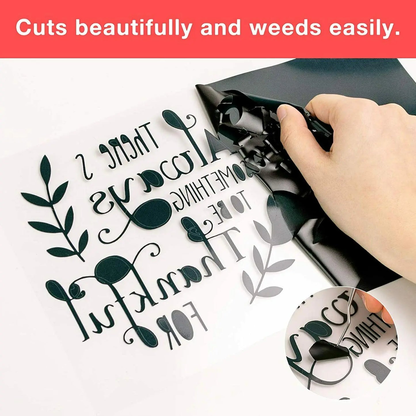 Cricut-kompatibel: HTV-Flexfolie – 30 x 1500 cm – PU-Bügelfolie auf Rolle für DIY-Textildruck & Plotterprojekte
