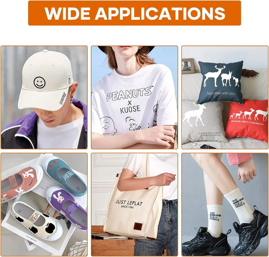 Cricut-kompatibel: HTV-Flexfolie – 30 x 3000 cm – PU-Bügelfolie auf Rolle für Textildruck & DIY-Projekte