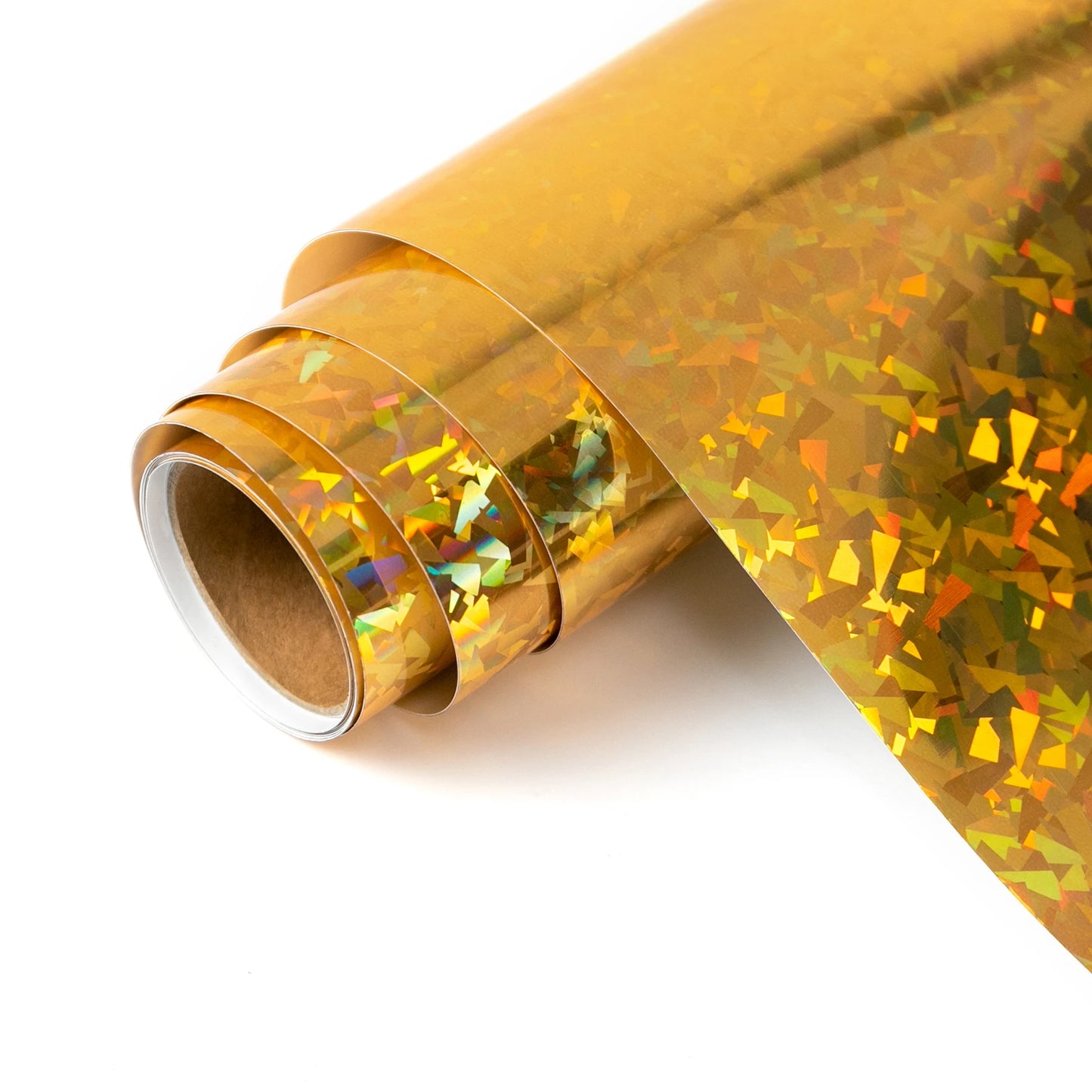 Cricut-kompatibel: Holografische HTV-Folie – Metallic Crystal – 30 x 150 cm – Flexfolie zum Aufbügeln