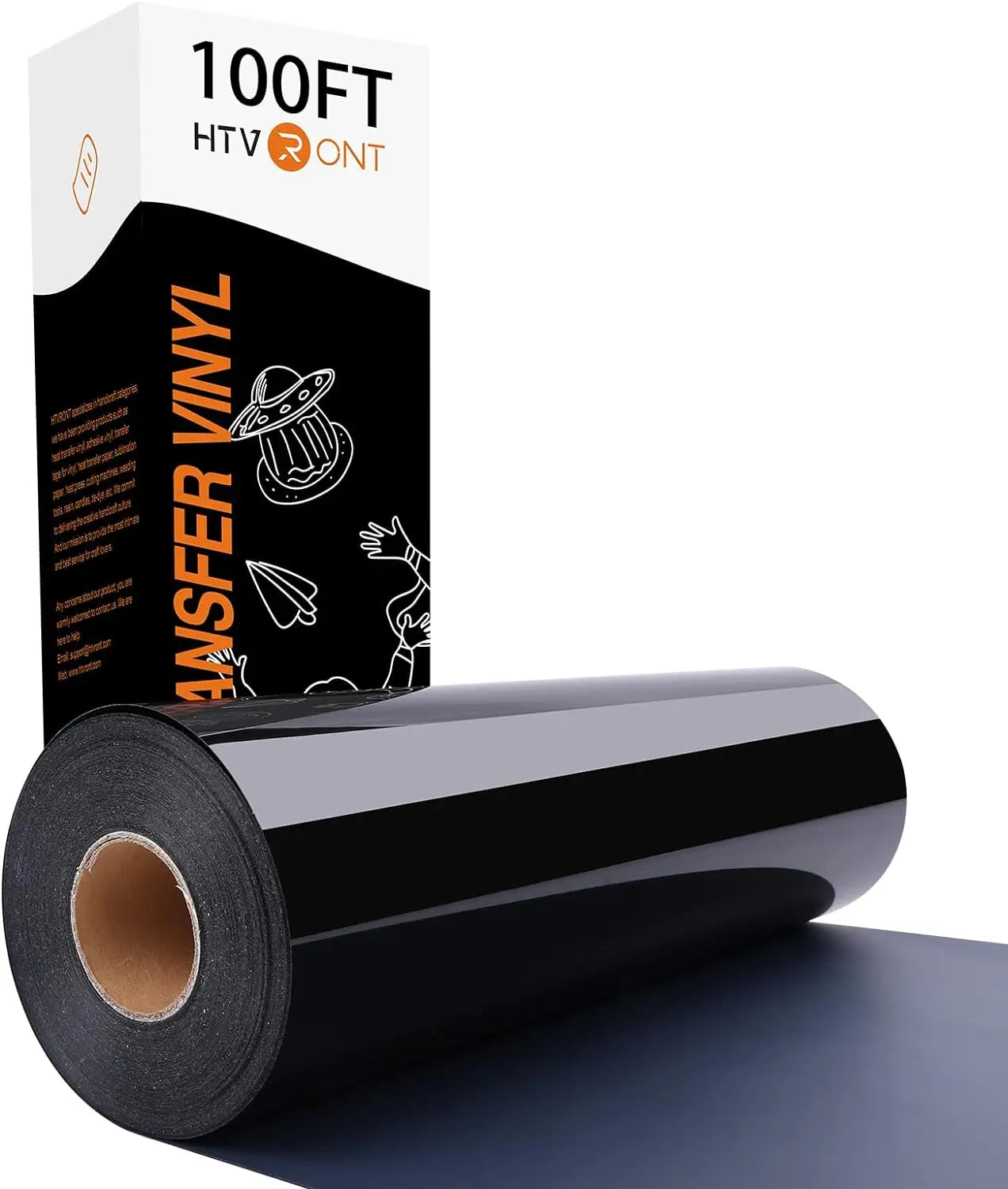 Cricut-kompatibel: HTV-Flexfolie – 30 x 3000 cm – PU-Bügelfolie auf Rolle für Textildruck & DIY-Projekte