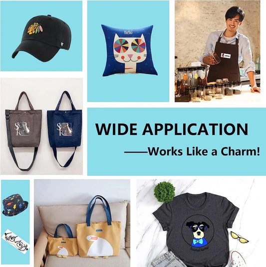 Cricut-kompatibel: Sublimationsfolie für dunkle Stoffe – 30 x 152 cm – Glänzend oder Matt – Waschbeständig & langlebig