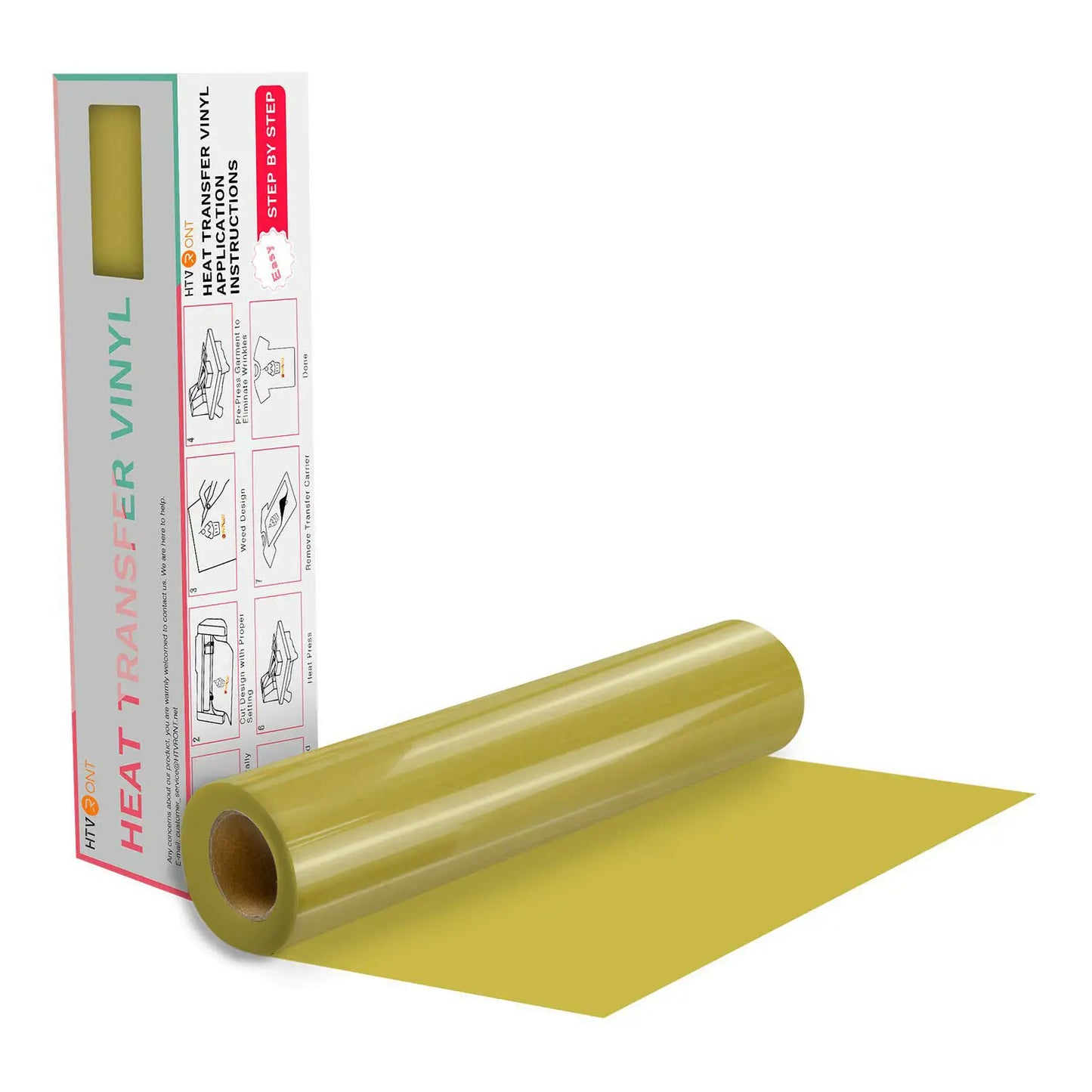 Cricut-kompatibel: Elastische HTV-Flexfolie – 30 x 240 cm – Dehnbare Bügelfolie für T-Shirts & Sporttextilien