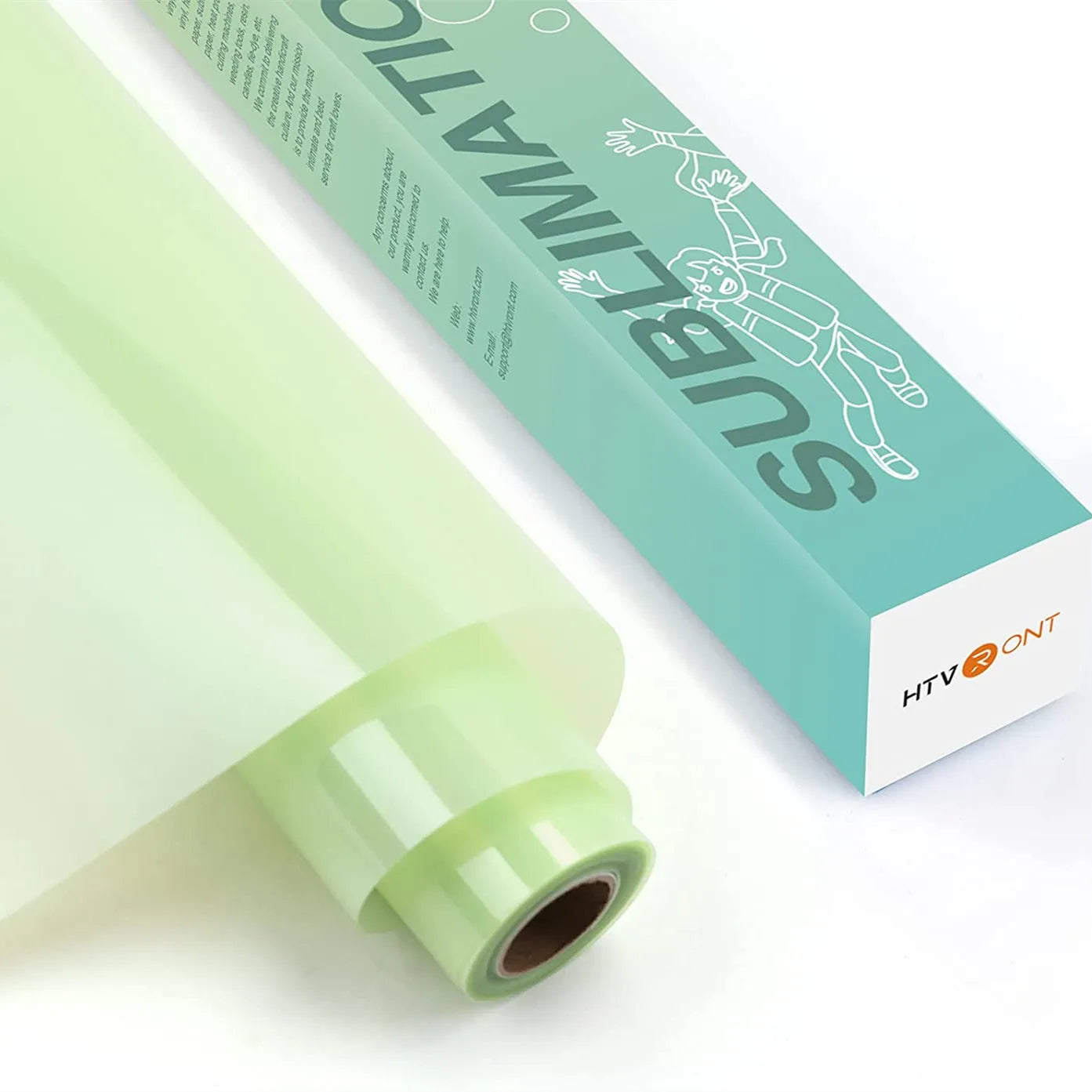 Cricut-kompatibel: Sublimations-HTV für helle Stoffe – 30 x 300 cm – Flexfolie für Sublimation auf Baumwolle