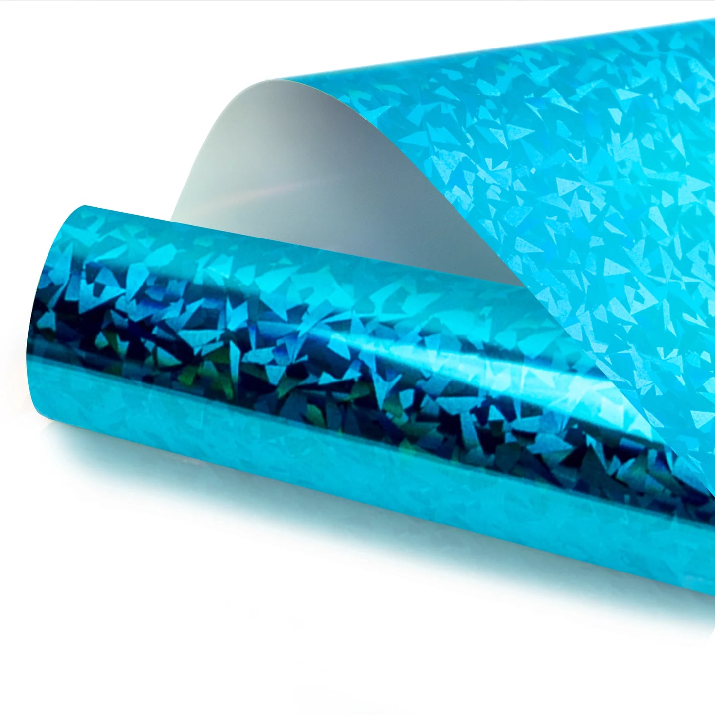 Cricut-kompatibel: Holografische HTV-Folie – Metallic Crystal – 30 x 150 cm – Flexfolie zum Aufbügeln