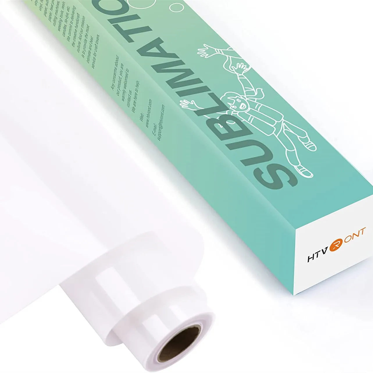 Cricut-kompatibel: Sublimations-HTV für helle Stoffe – 30 x 300 cm – Flexfolie für Sublimation auf Baumwolle