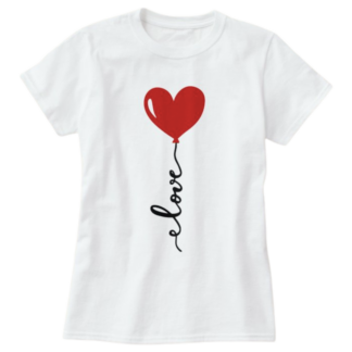 Cricut-kompatibel: SVG "Love“-Ballon – Herzförmiges Ballon-Design