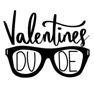 Cricut-kompatibel SVG Design – Valentines Dude SVG