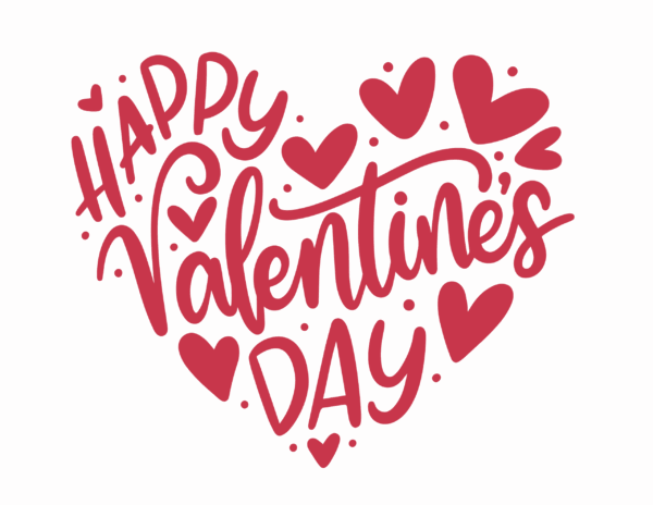 Cricut-kompatibel Happy Valentine's Day Herz SVG