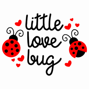 Cricut-kompatibel SVG Design – Little Love Bug SVG