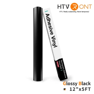 Cricut-kompatibel – Glänzende selbstklebende Vinylfolie 30x152 cm (12"x5ft) – Dauerhaft haftende Rolle für Aufkleber, Glas, Fenster & Bastelprojekte