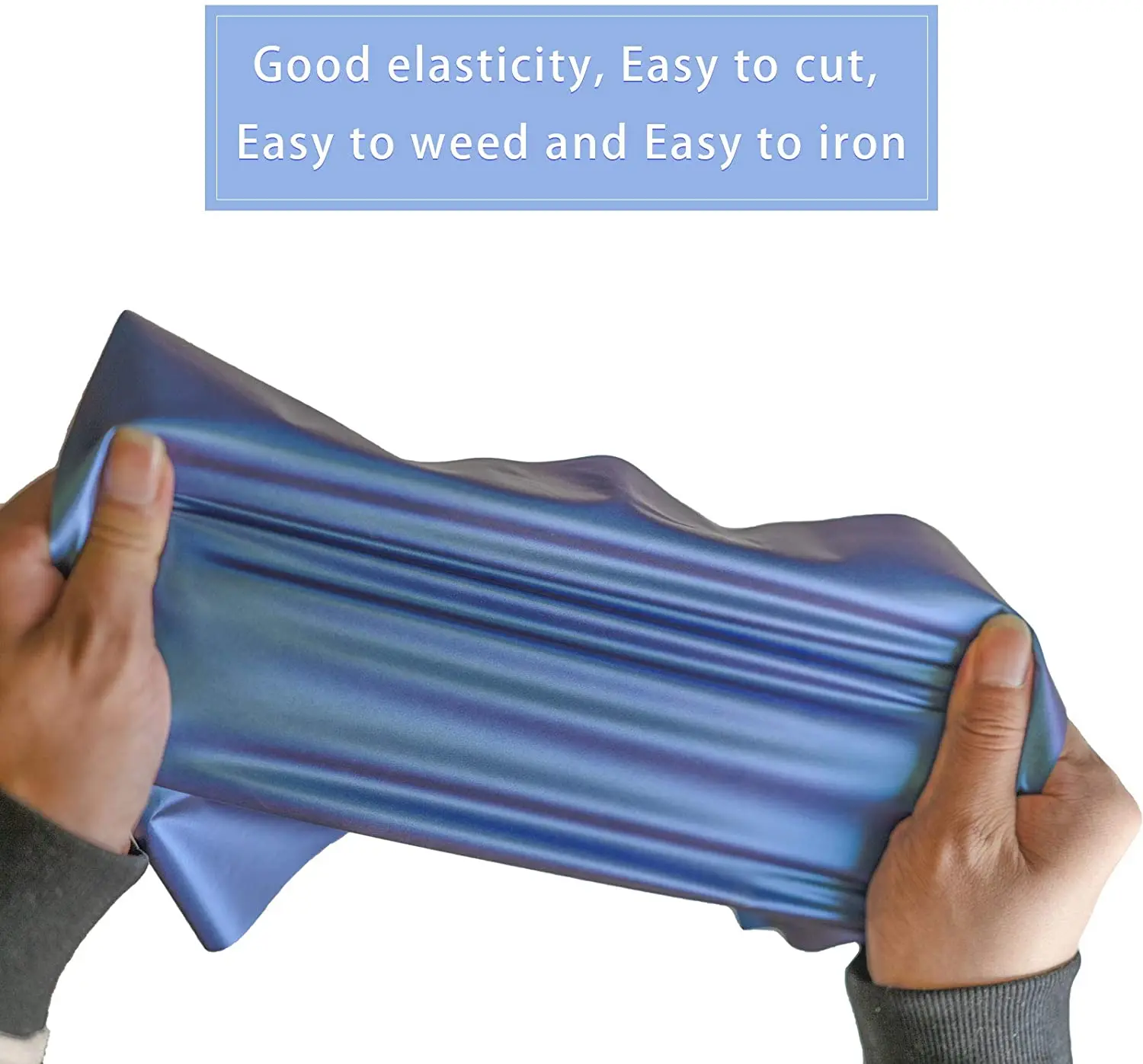 Cricut-kompatibel: 10 Meter Farbwechsel-Chamäleon Flexfolie – 10 Rollen à 30 cm x 100 cm – Chamäleon HTV – Bild 2