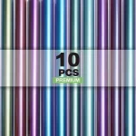 Cricut-kompatibel – 10er Pack Chamäleon-Wärmeübertragungsfolie (30 × 30 cm)