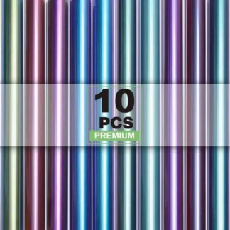 Cricut-kompatibel – 10er Pack Chamäleon-Wärmeübertragungsfolie (30 × 30 cm)