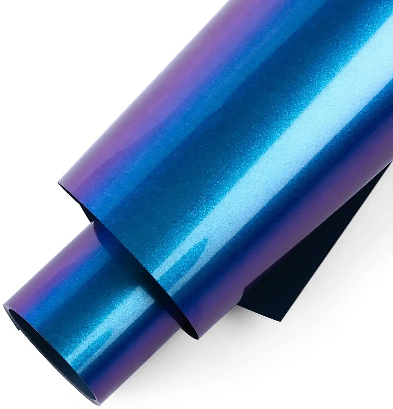 Cricut-kompatibel: 10 Meter Farbwechsel-Chamäleon Flexfolie – 10 Rollen à 30 cm x 100 cm – Chamäleon HTV – Bild 3