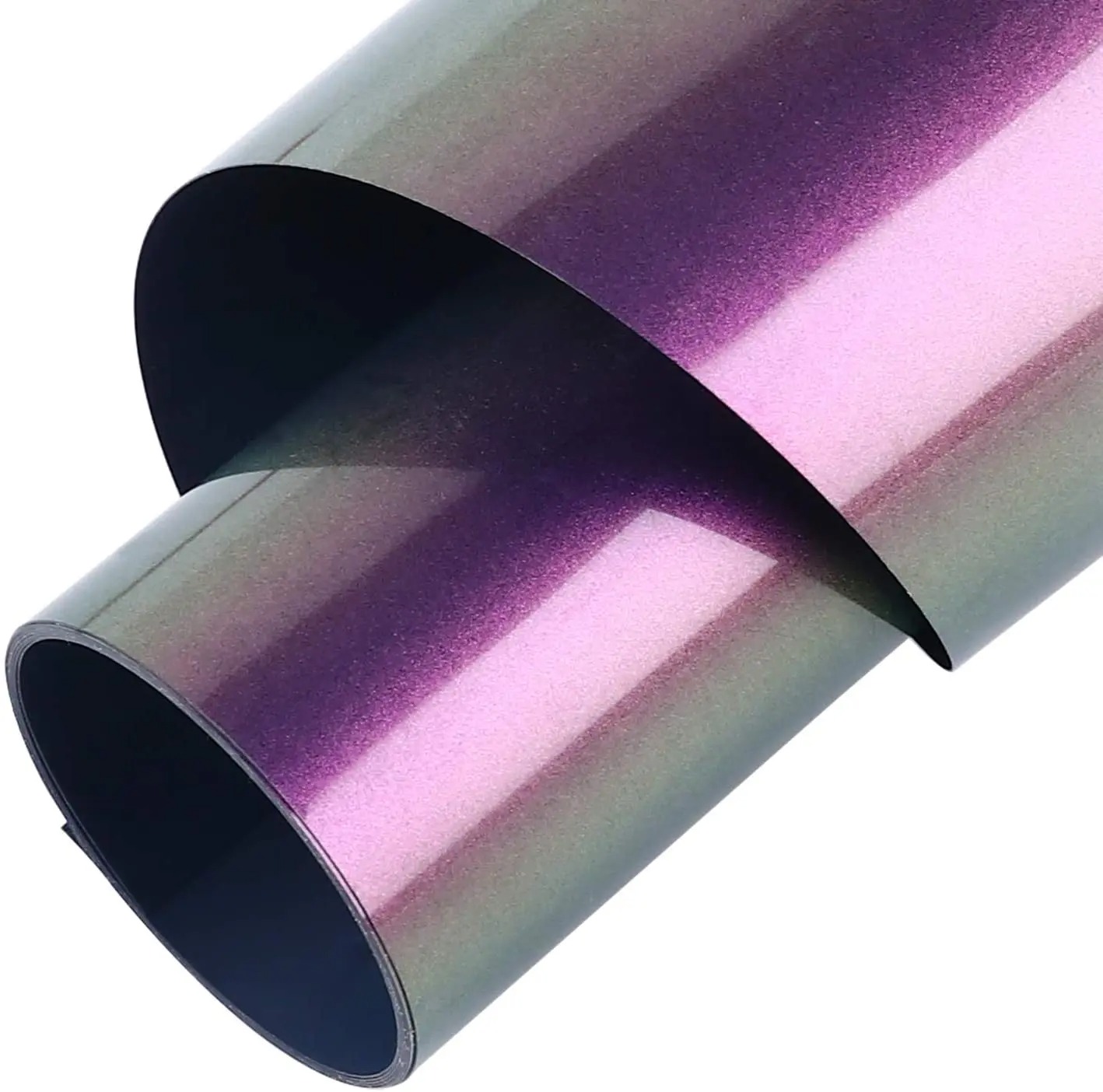 Cricut-kompatibel: 10 Meter Farbwechsel-Chamäleon Flexfolie – 10 Rollen à 30 cm x 100 cm – Chamäleon HTV – Bild 7