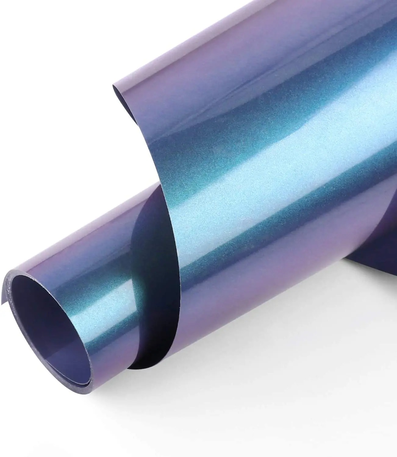 Cricut-kompatibel: 10 Meter Farbwechsel-Chamäleon Flexfolie – 10 Rollen à 30 cm x 100 cm – Chamäleon HTV – Bild 10