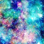 Cricut-kompatibel Infusible Ink Transferfolie 30 x 25 cm – Constellation Galaxie Sublimationsfolie für Plotter