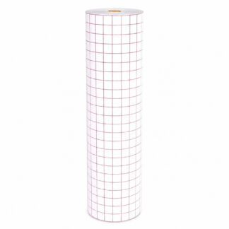 Cricut-kompatibel Transferfolie Rolle für Plotter 30,5 cm x 36,5 m – Transparent mit Raster für Plotter Folien