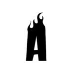 Flame Monogram Alphabet Schrift – A–Z Großbuchstaben (SVG) im Flammen-Design + 5 € Guthaben | Cricut-kompatibel