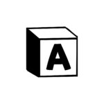 Spielzeugwürfel Monogramm Alphabet Schrift – A–Z 3D Würfel (SVG) Buchstaben + 5 € Guthaben | Cricut-kompatibel