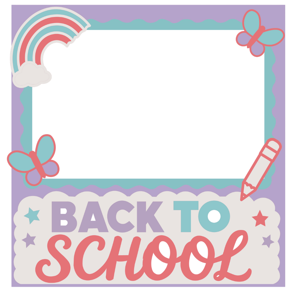 Kostenloses Schulanfang-Schattenbox-Projekt für Cricut – 2 Designs zum Herunterladen – Bild 3
